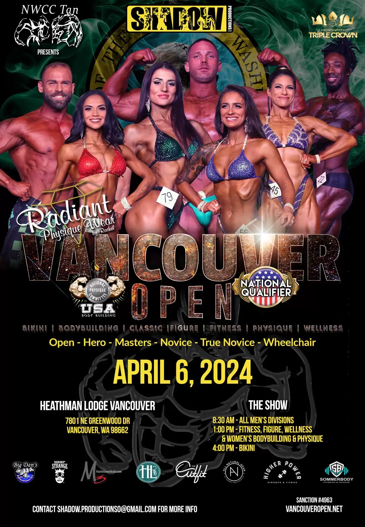 2024 Radiant Physique Wear NPC Vancouver Open presented by NWCC Tan